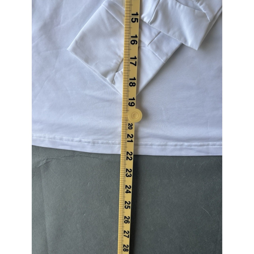 Nike Womens Large White Dri fit Running Cowl Neck Outdoor Thumb Holes - Picture 3 of 7
